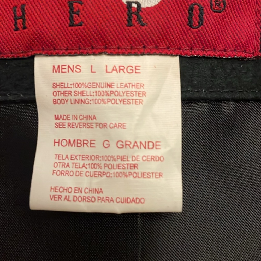 Wrangler Leather Vest - Picture 3 of 4